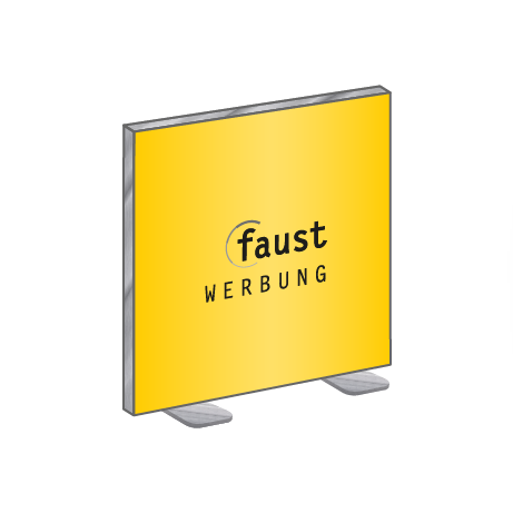 Textilspannrahmen freistehend | B 200 cm x H 200,5 cm | bedruckt