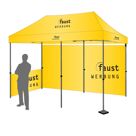 Faltpavillon | 3x6 | bedruckt