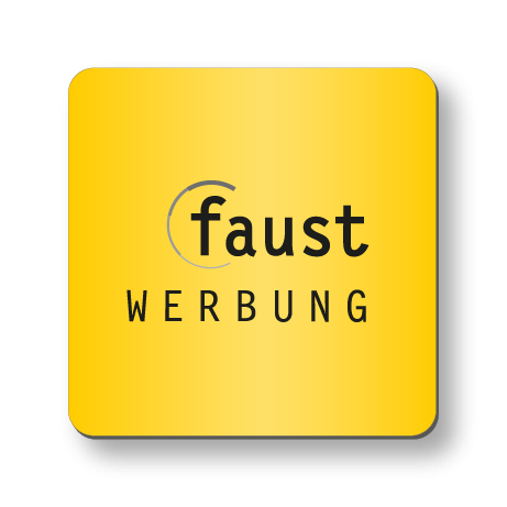 Getränkeuntersetzer aus Airlaid | 9 cm x 9 cm eckig | einseitig bedruckt