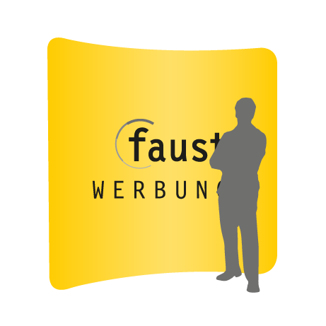 Textilwand ALU | 240er gebogen | einseitig bedruckt