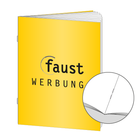 Broschüren Drahtheftung DIN A5