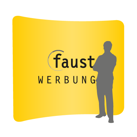 Textilwand ALU | 300er gebogen | einseitig bedruckt