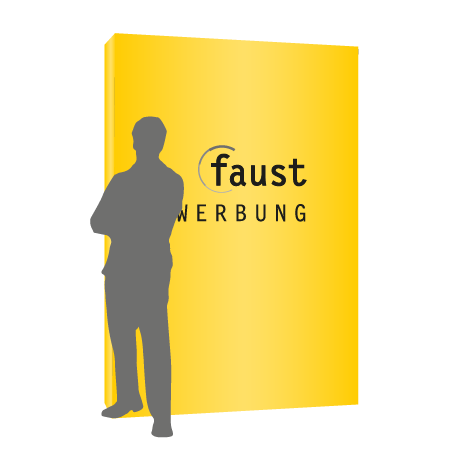 Textilfaltwand | 2 x 3 Felder gerade | einseitig bedruckt