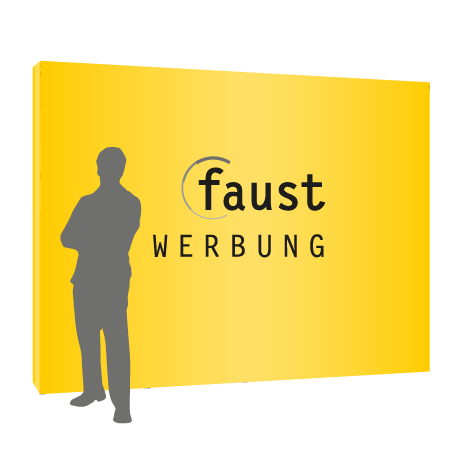 Textilfaltwand | 4 x 3 Felder gerade | einseitig bedruckt